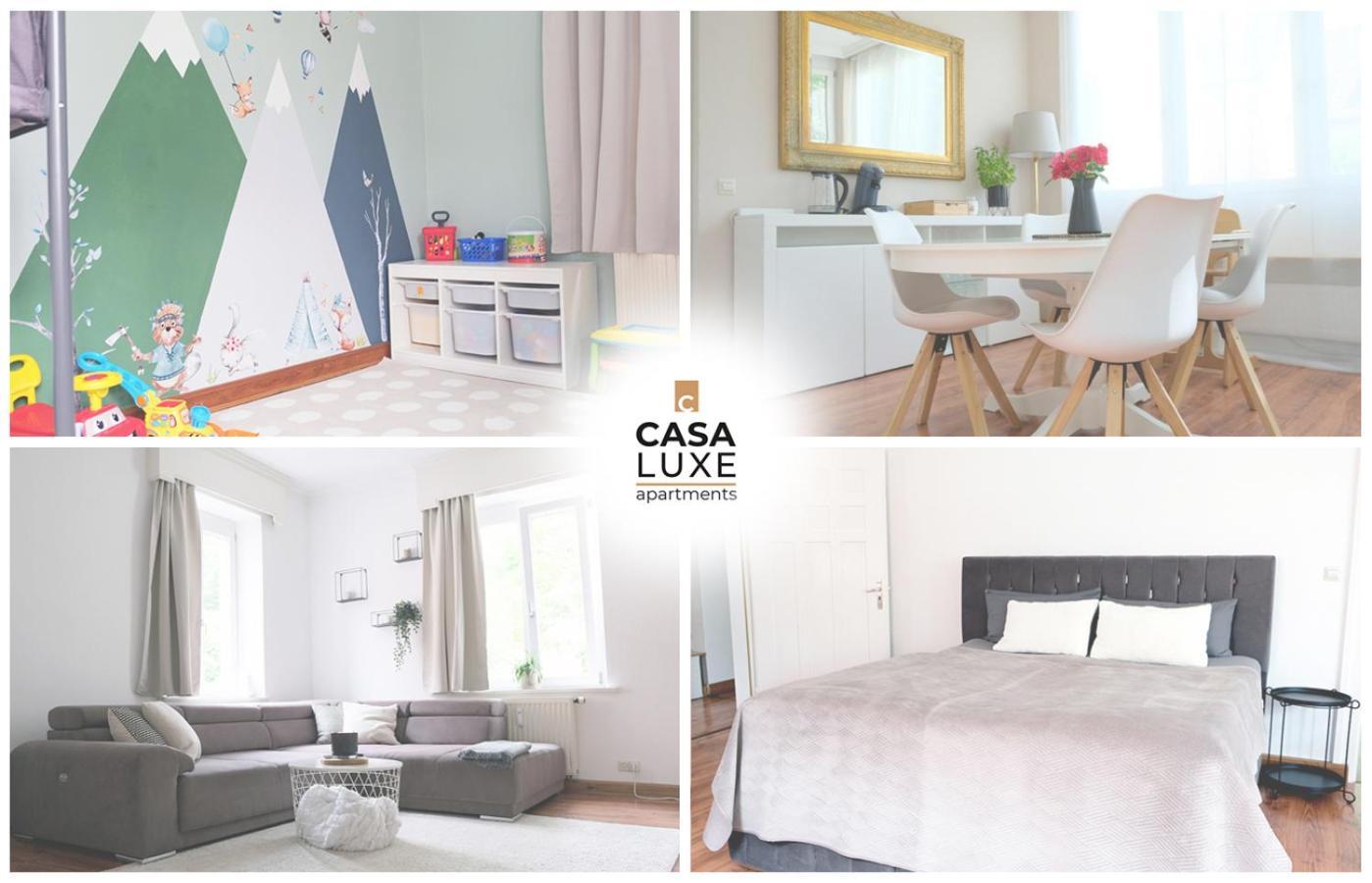 Casa Luxe - 110Qm - Stadtmitte - Familienfreundlich - Parkplatz - 5Km Zum Legoland Günzburg Eksteriør bilde